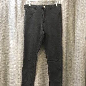 Skinny Leg High-Waisted Jeans